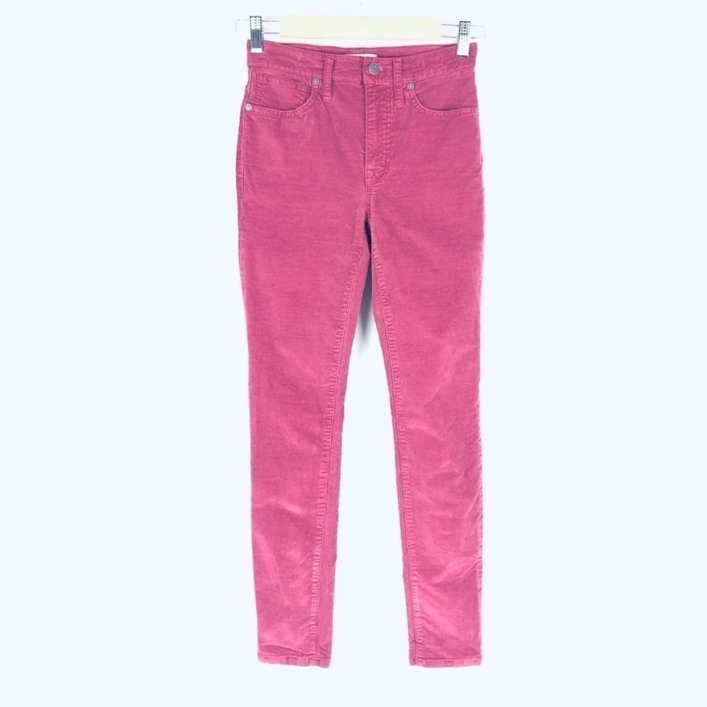 Madewell Like New 10" High Rise Velvet Skinny Jean 24
